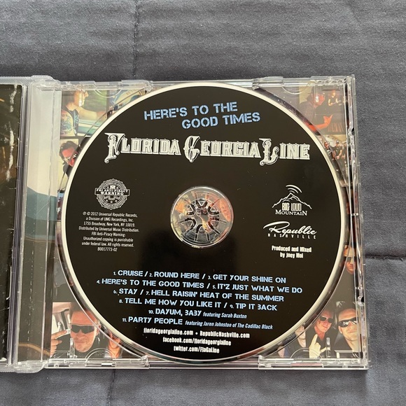 Florida Georgia Line Here’s to the Good Times CD
Buy 2 Get 1 Free - Picture 2 of 3